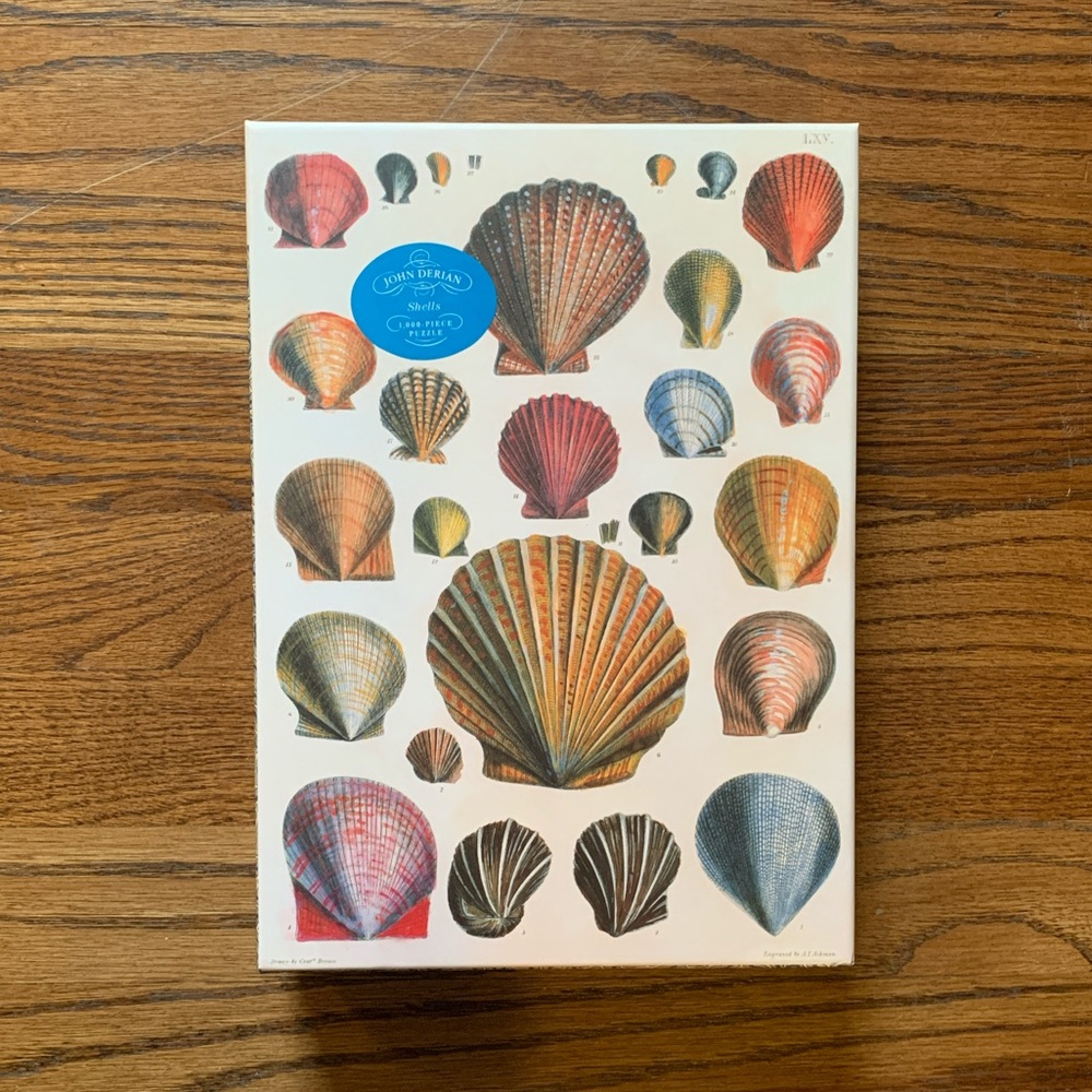 John Derian “Shells” 1000 piece puzzle